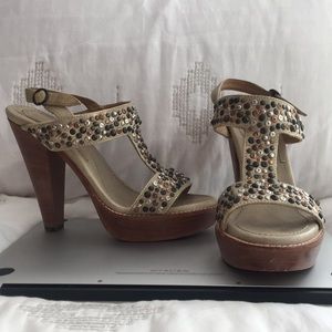 Frye Stacked Wood Heels